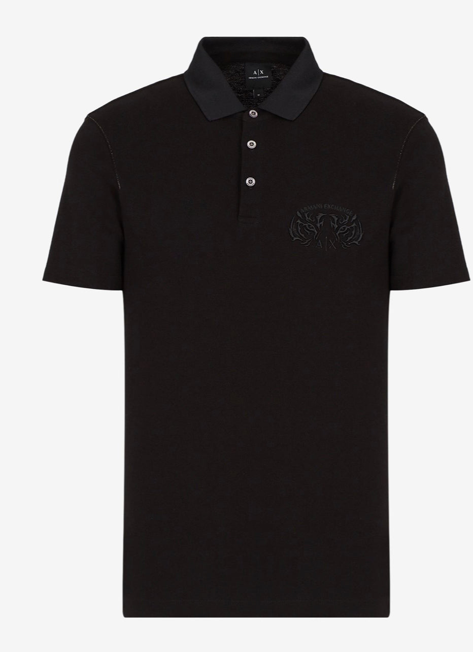 LUNAR NEW YEAR POLO SHIRT BLACK