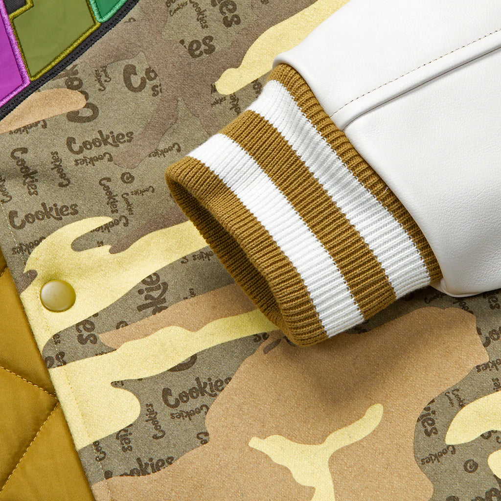 Cookies across the bored letterman Jacket