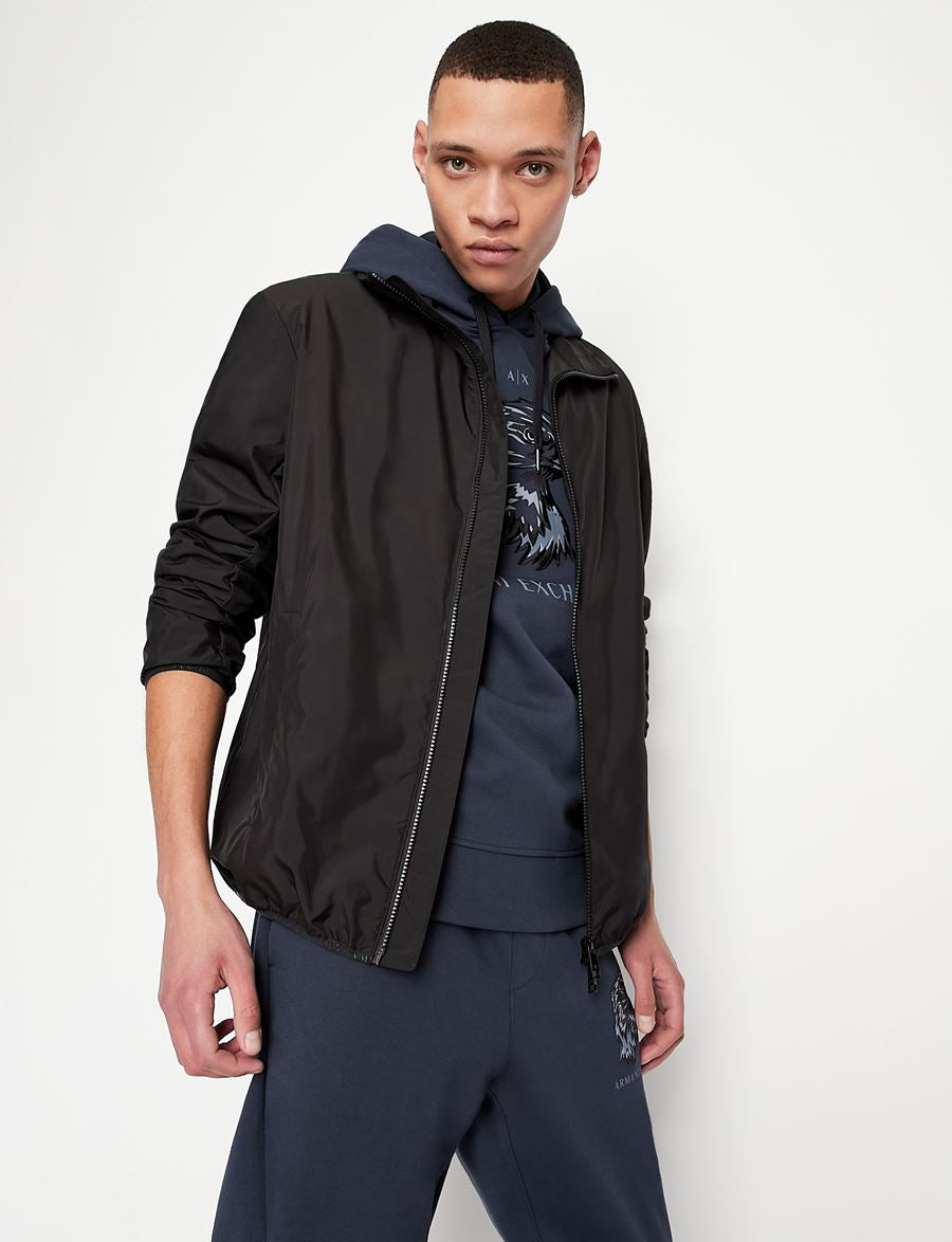 armani exchange eagle navy black hoodie