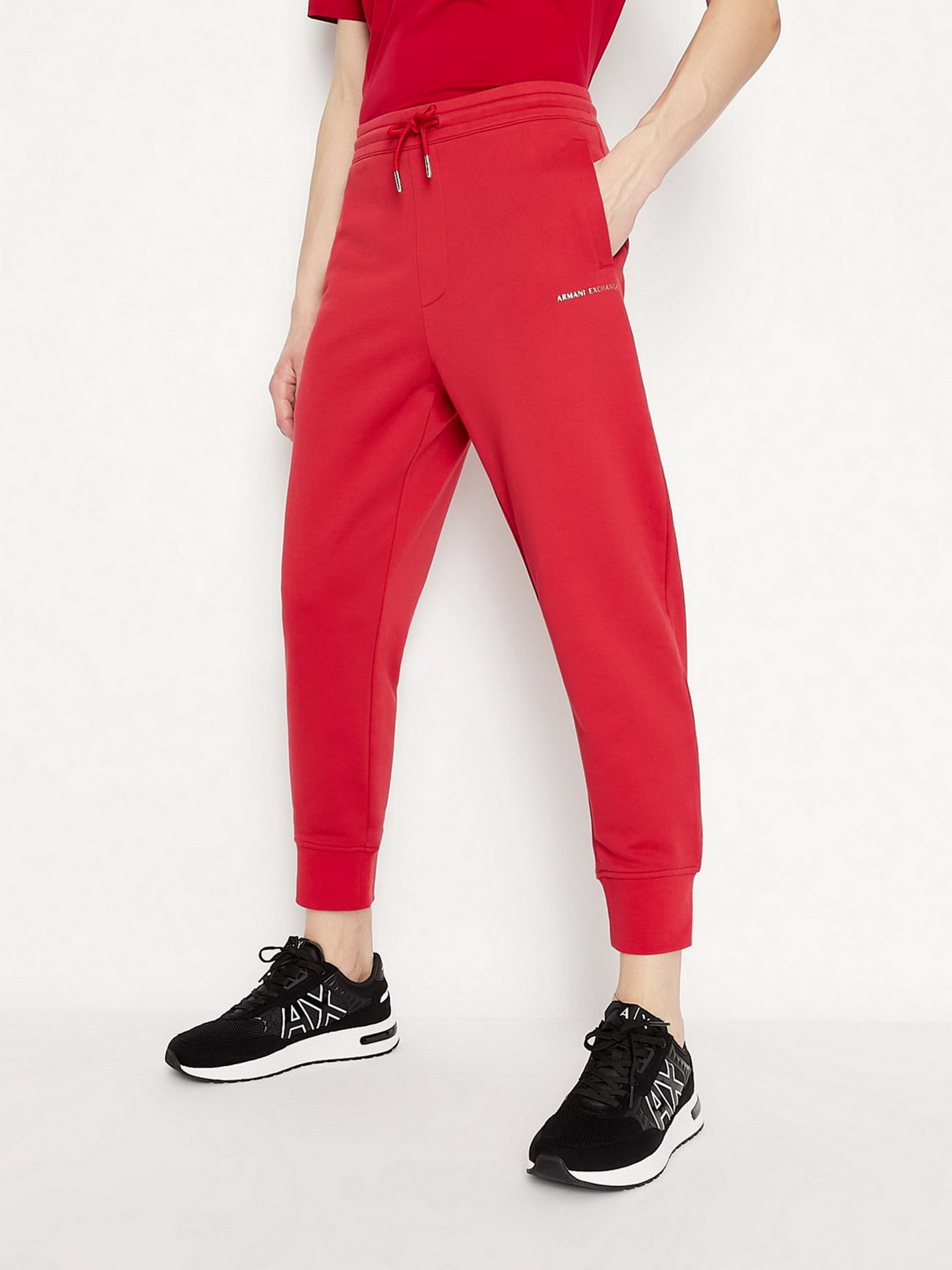 Armani Exchange Red Gold Sweatpants