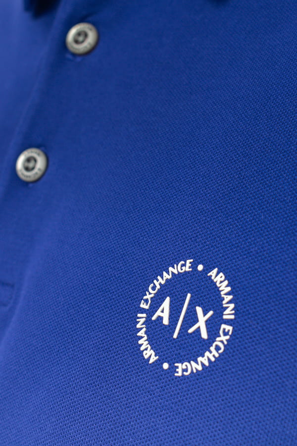 Armani Exchange Polo Blue Shirt