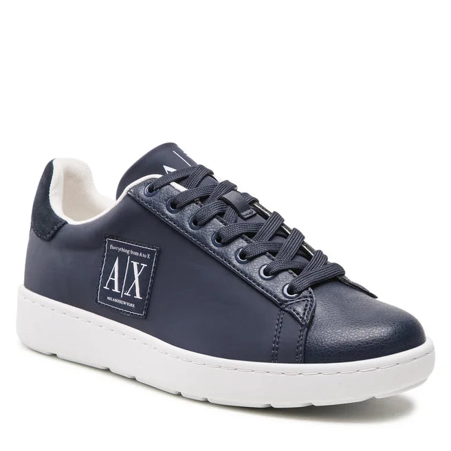 Armani Exchange navy white shoes