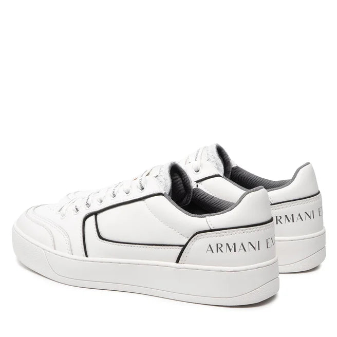 Armani Exchange White Shoes