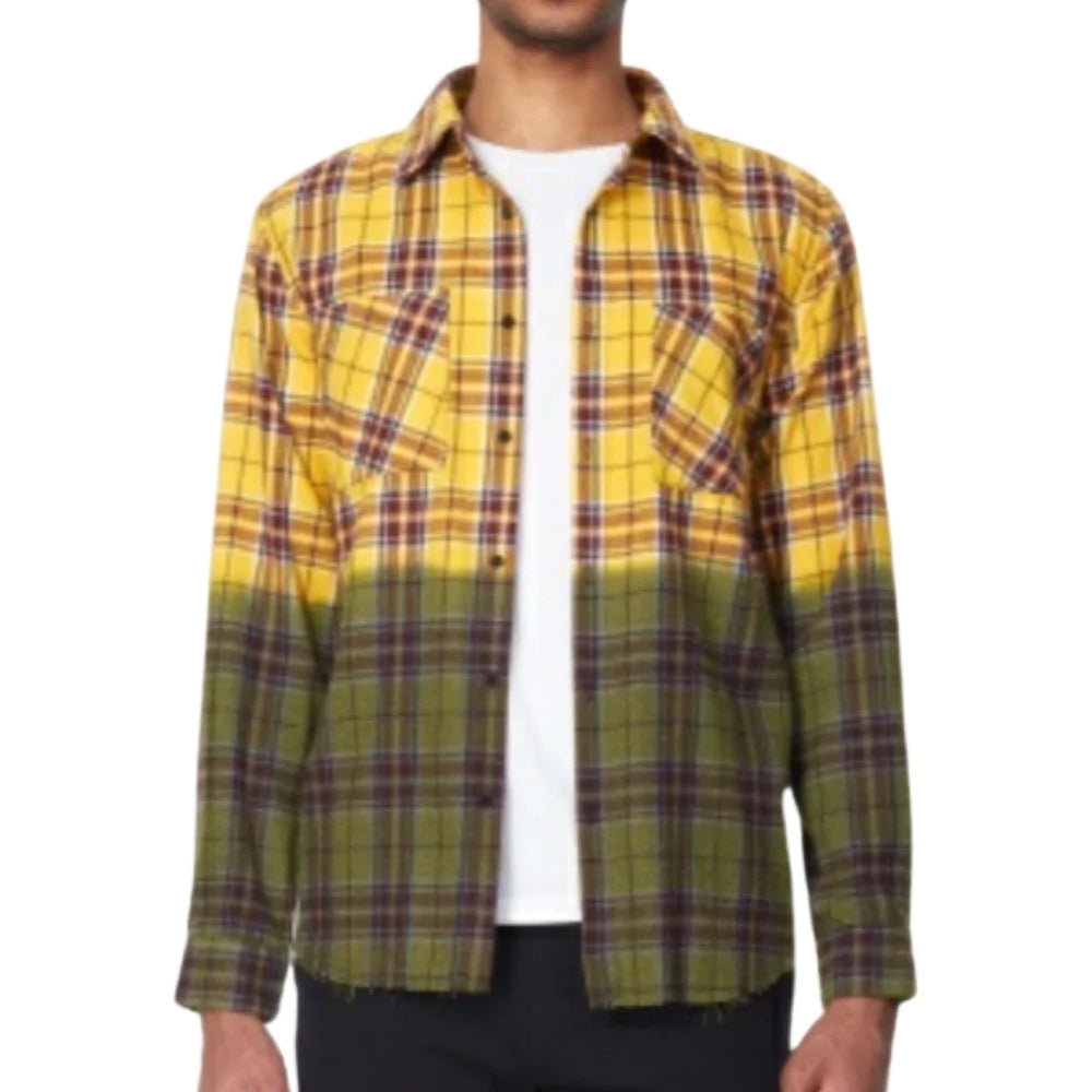 ELEVEN PARIS SOLAR POWER PLAID SHIRT