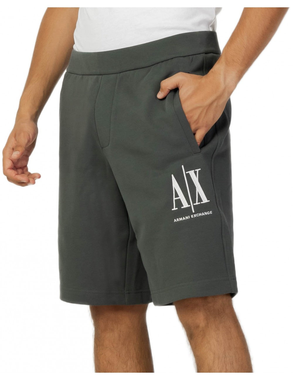 Armani Exchange DEEP FOREST Green Bermuda Short
