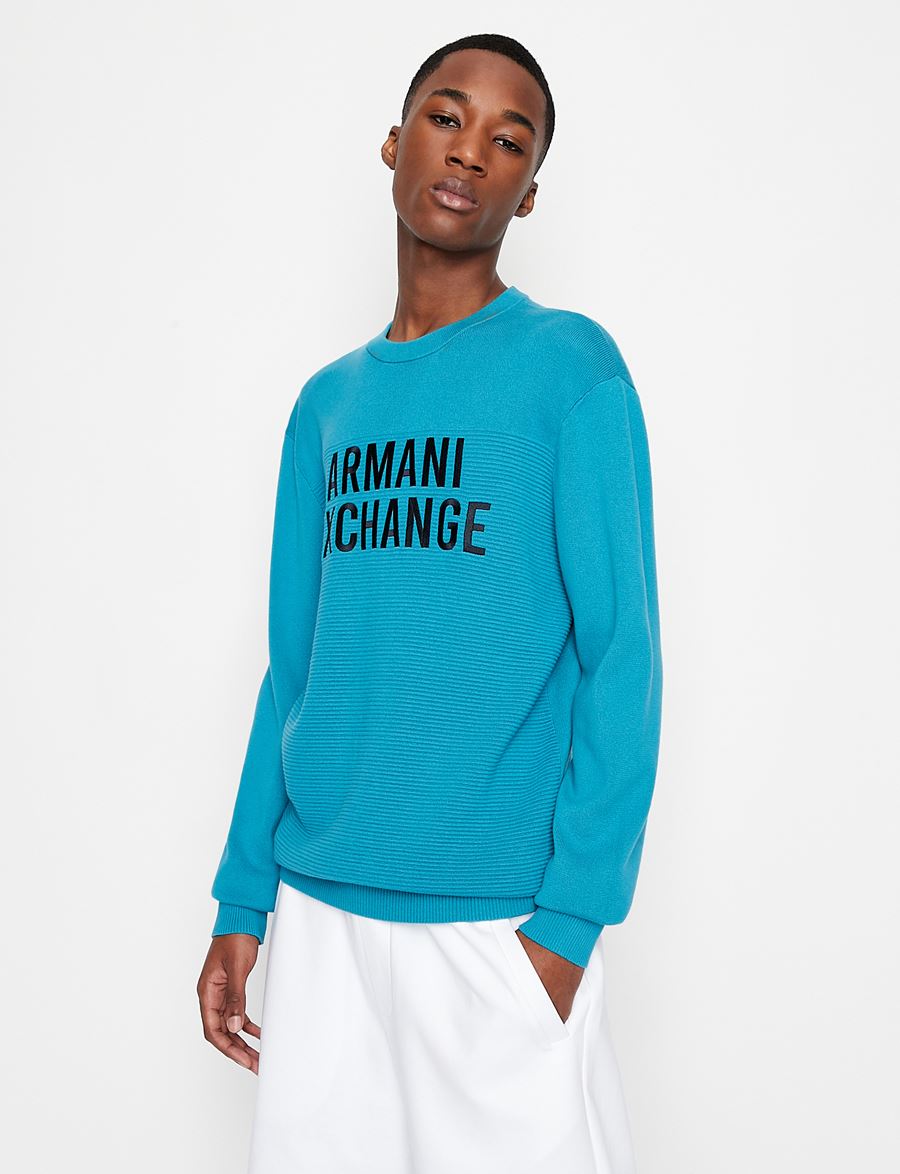 Armani Exchange ORGANIC COTTON SWEATER