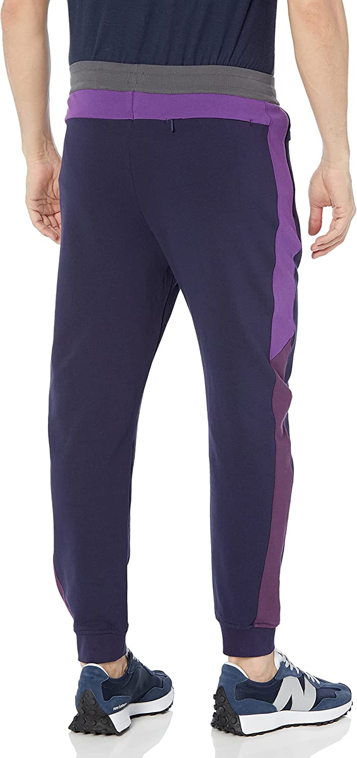A|X ARMANI EXCHANGE Men's Drawstring French Terry Iridescent Logo Joggers