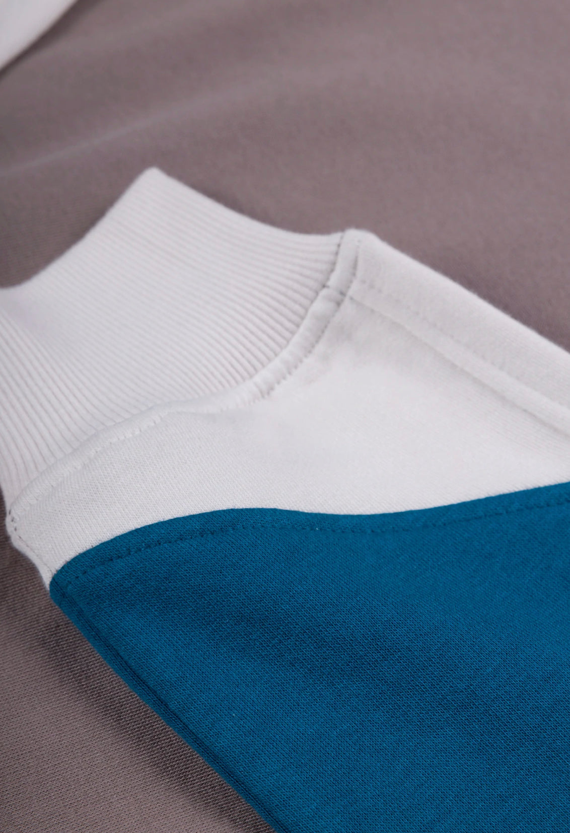 ATIZIANO Terry | Men's Long Sleeve Color Blocked Crew Neck Pullover