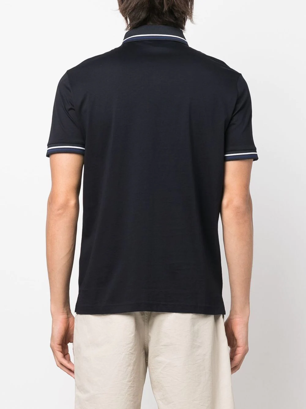 Armani Exchange Polo Black Navy 3LZFLB ZJ9AZ 1200