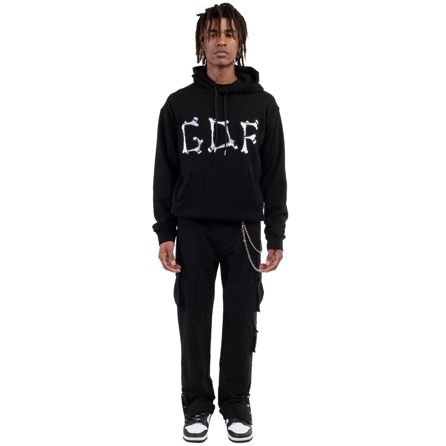 Gifts of Fortune Indian Warrior Hoodie | Black