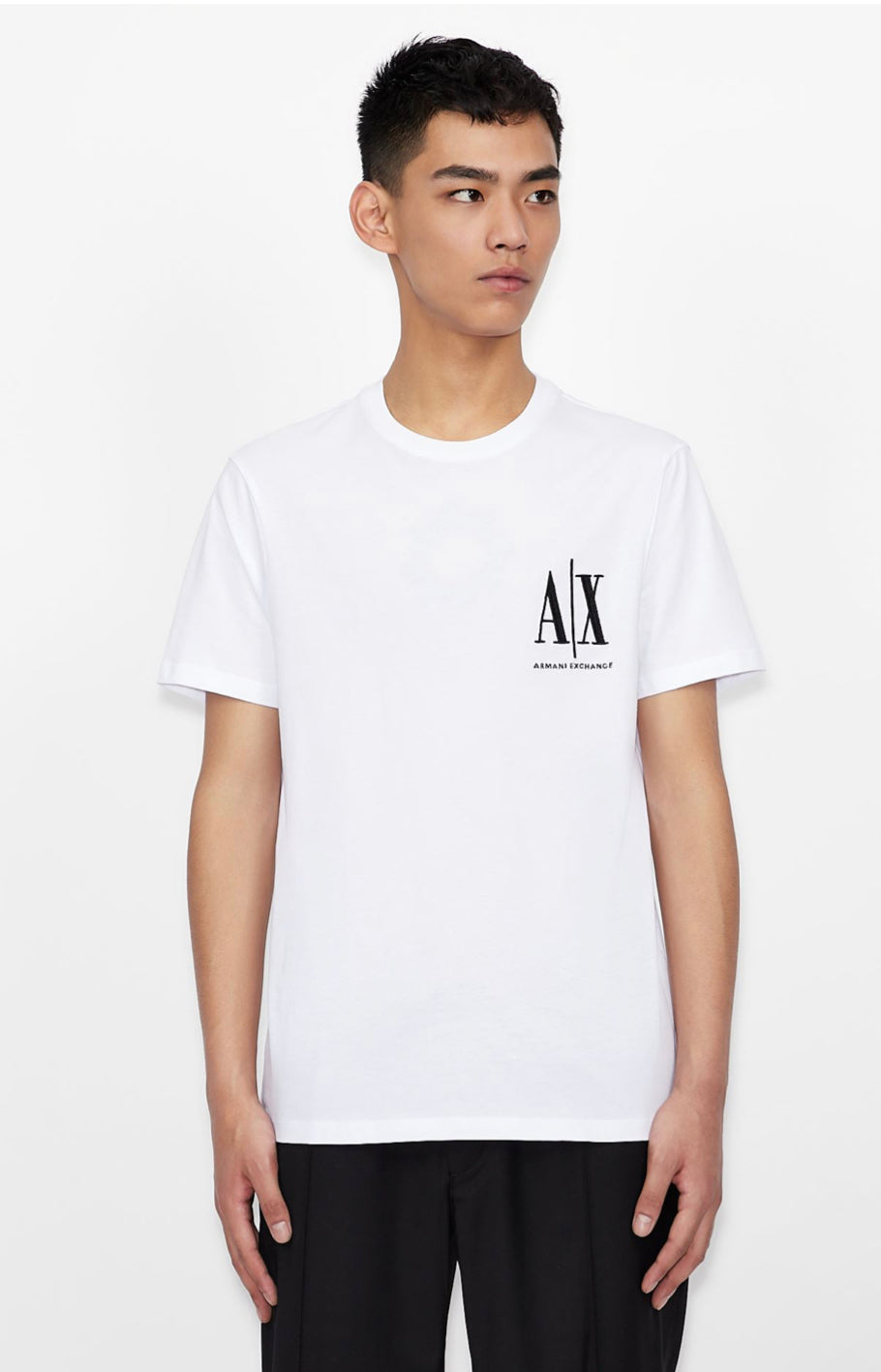 ICON LOGO REGULAR FIT T-SHIRT (WHITE