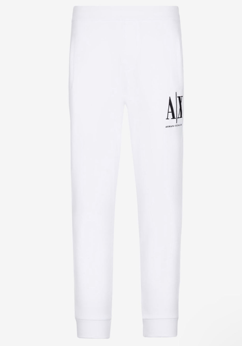 ARMANI EXCHANGE FLEECE SWEATPANTS White