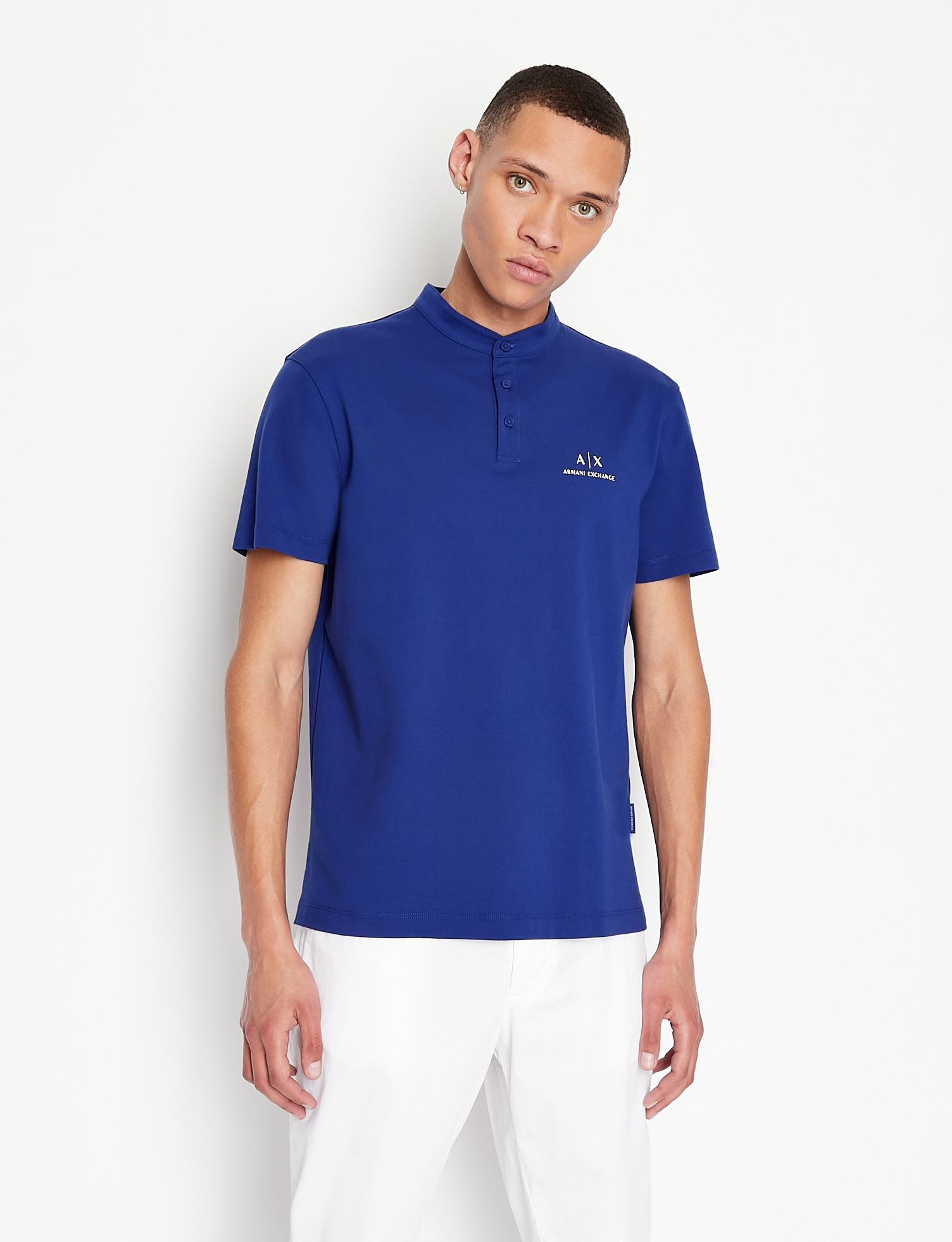ARMANI EXCHANGE COTTON PIQUET POLO SHIRT