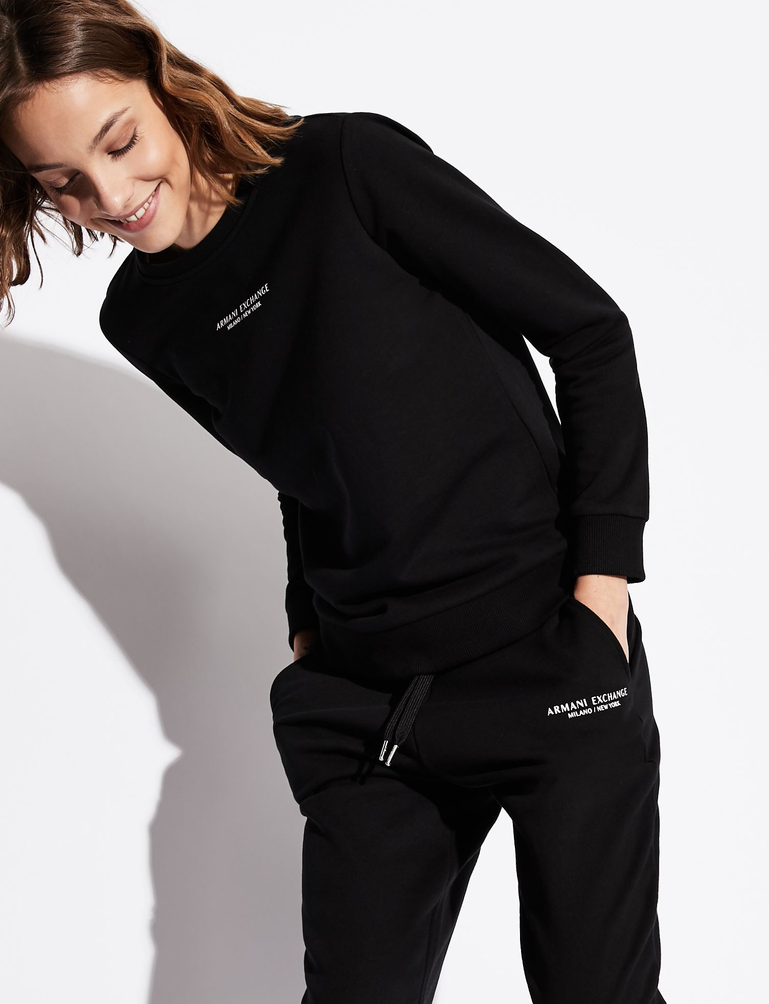 Armani Exchange Women Black Sweater