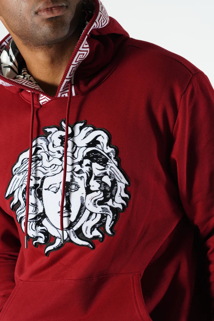 Makobi M4675 MEDUSA HOODIE - BURGUNDY is