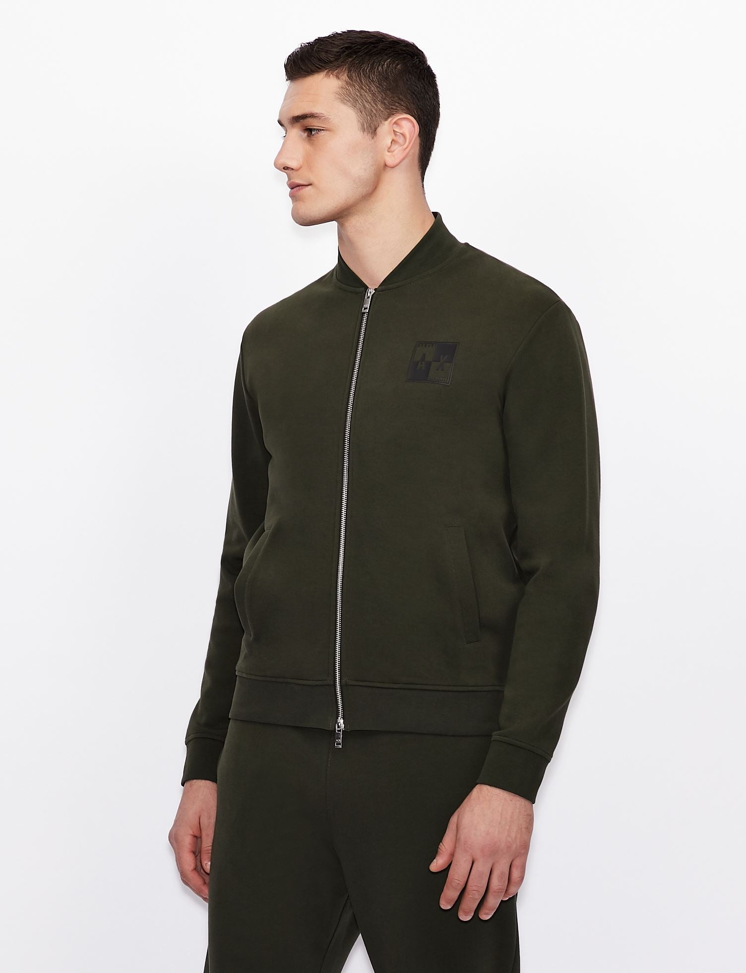 Armani exchange (Jersey fleece cardigan)