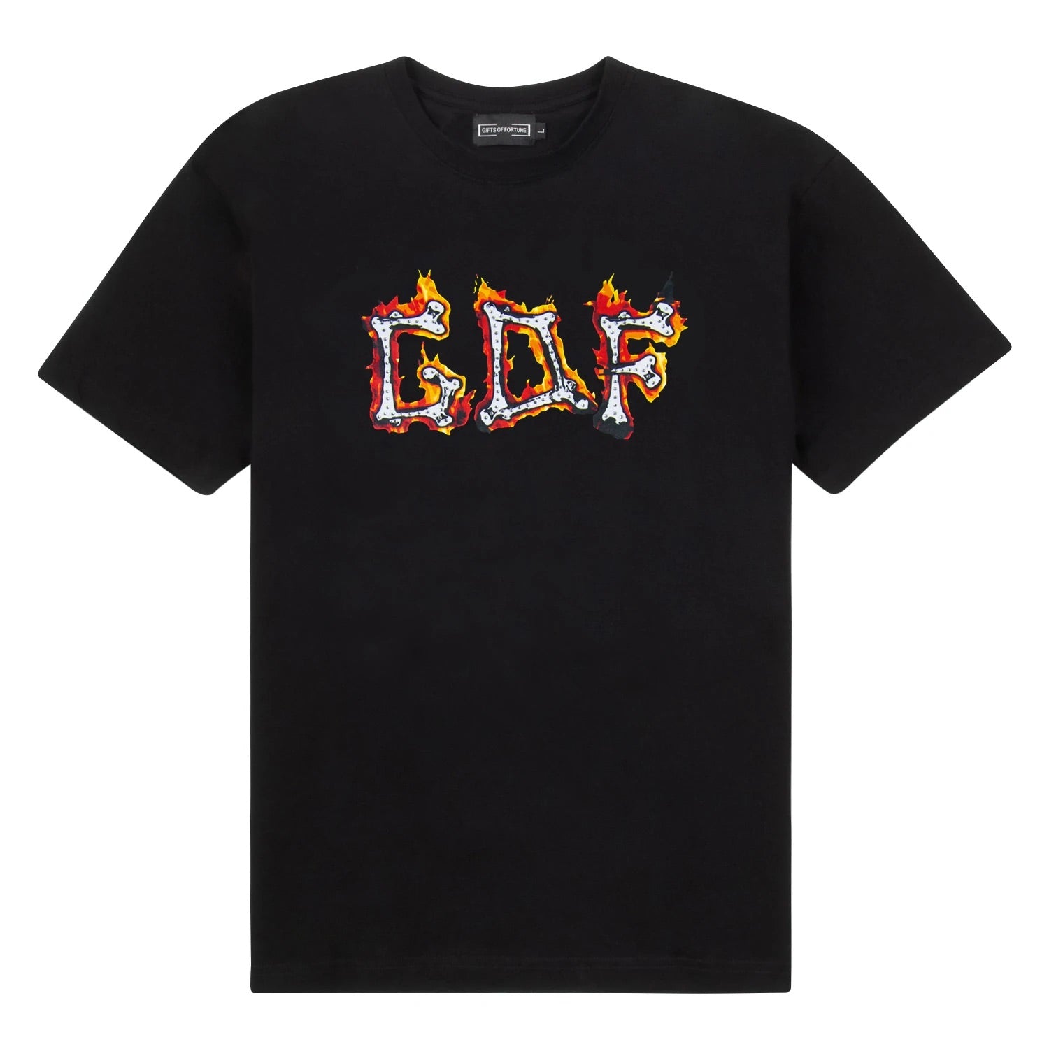 GIFTS OF FORTUNE G Flames T-shirt | Black