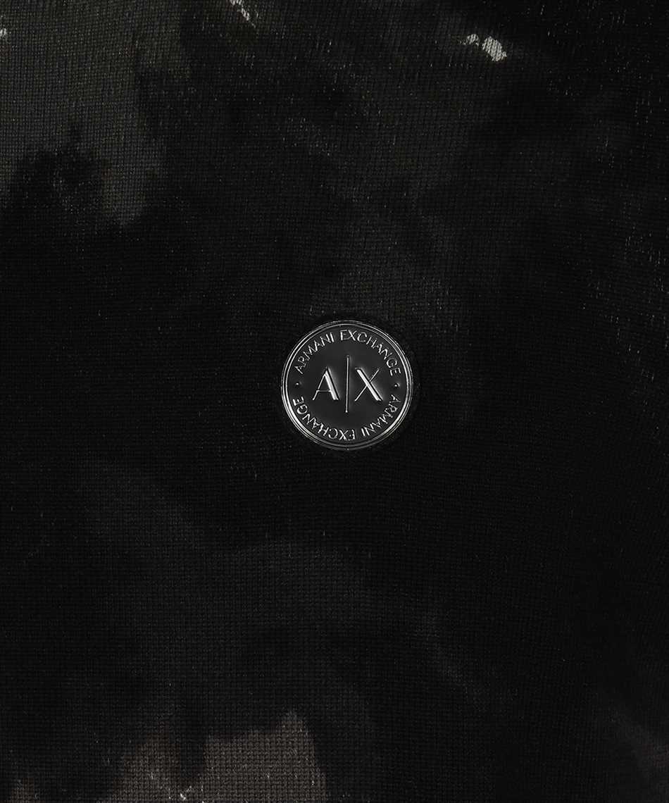 Armani Exchange crew neck black grey sweatshirt