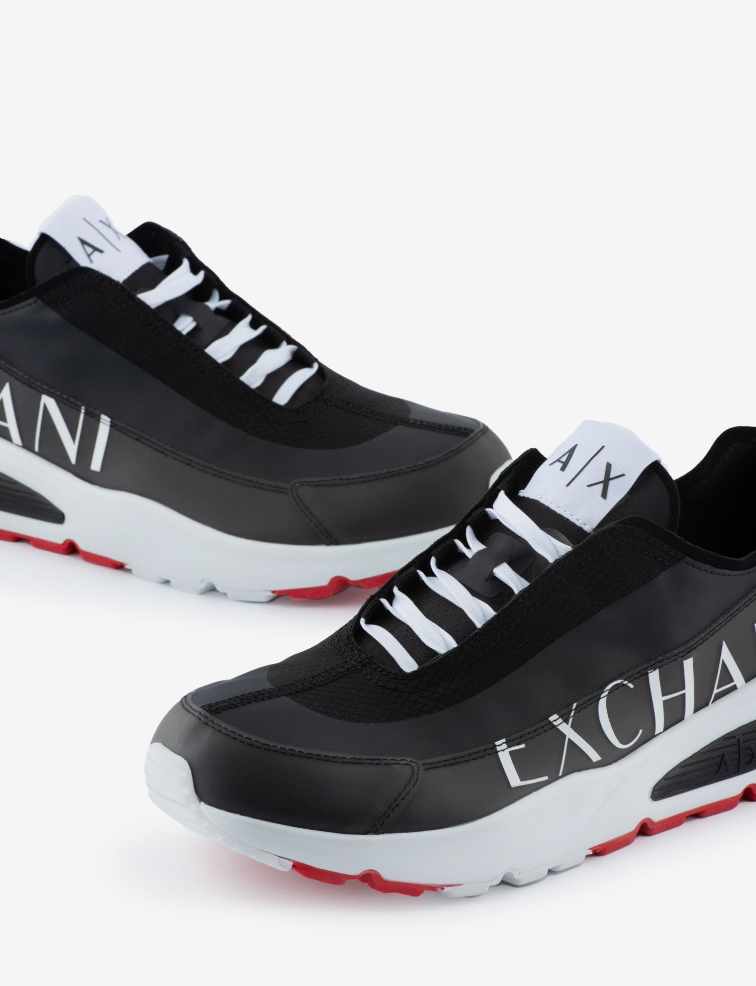 Armani Exchange Black white Sneakers