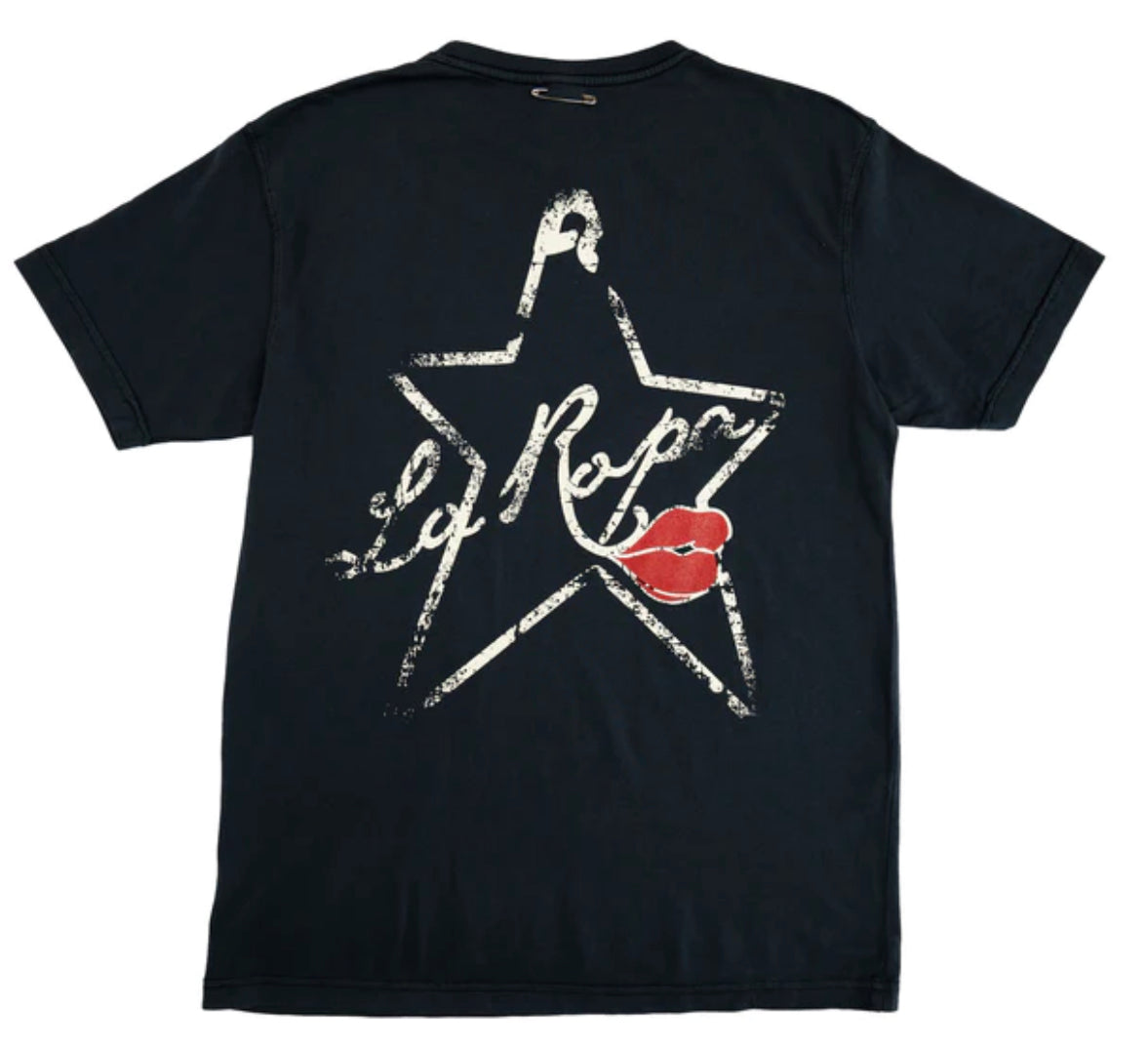 La Ropa LMC " KING FADED BLACK GRAPHIC T-SHIRT