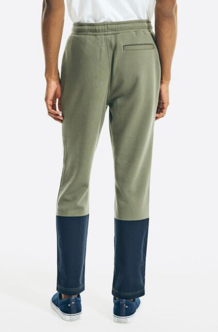 Nautica K17685 3BP HILSIDOLVE Sweatpants olive navy