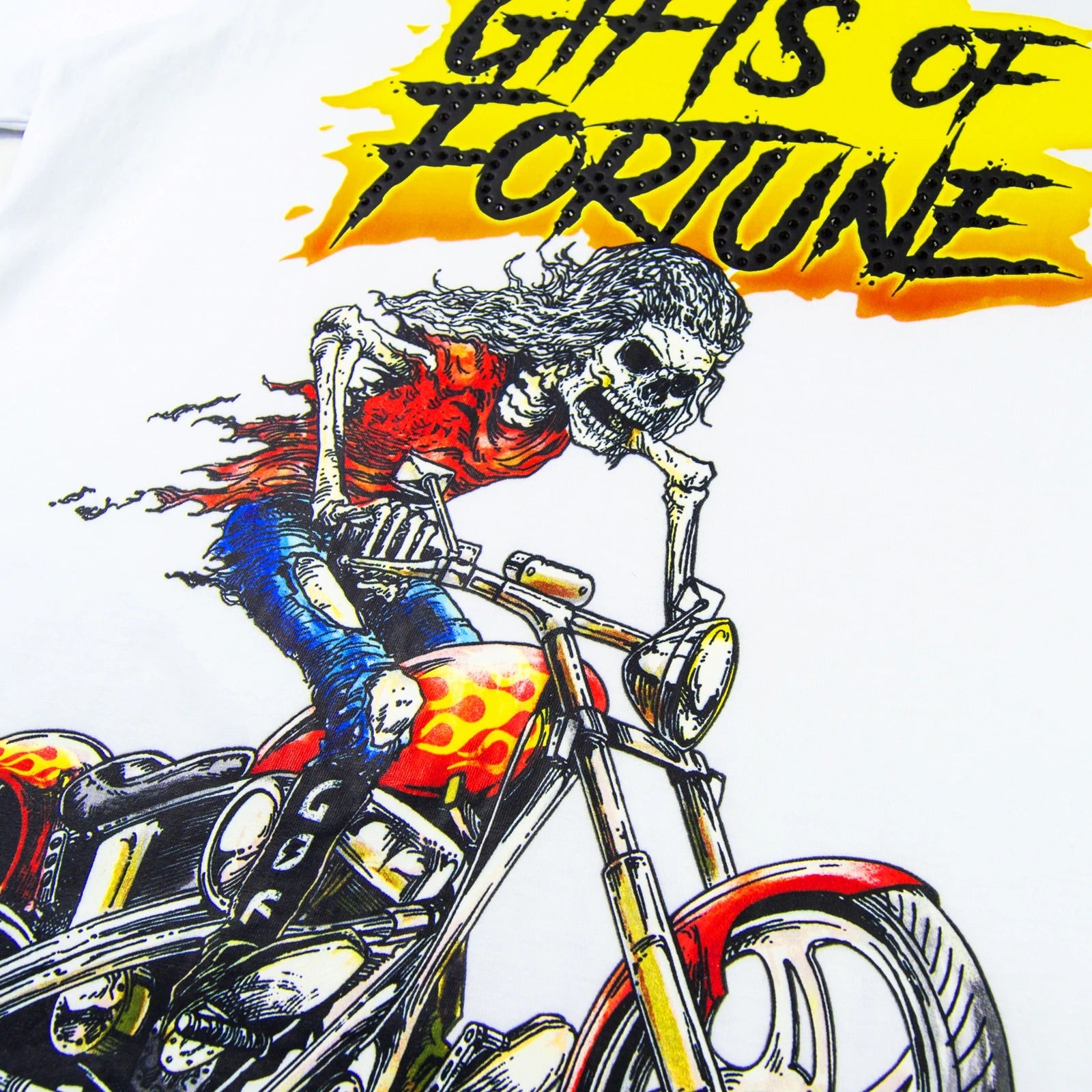 GIFTS OF FORTUNE Dying to Live Living to Die T-shirt (DYINGTOLIVET20039-WHT)