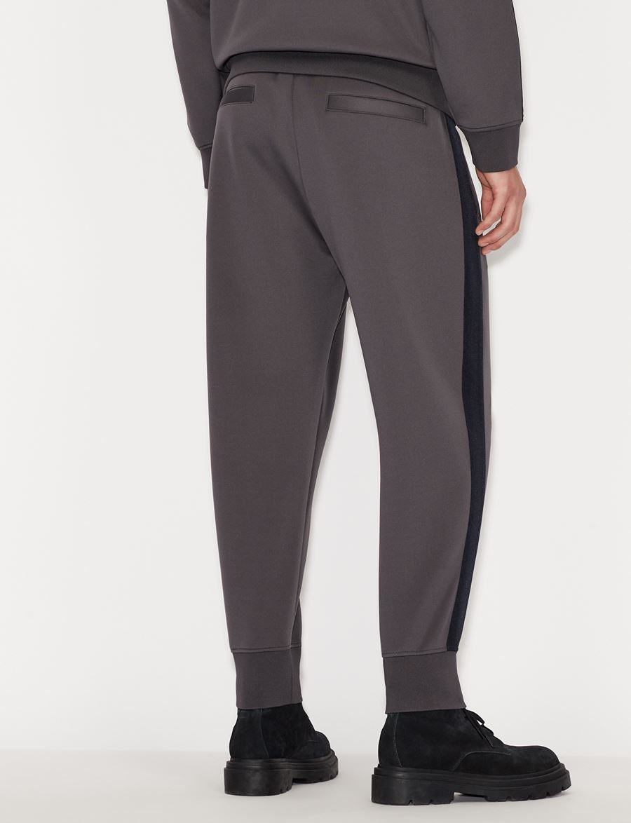 armani exchange MACRO LOGO JOGGER SWEATPANTS