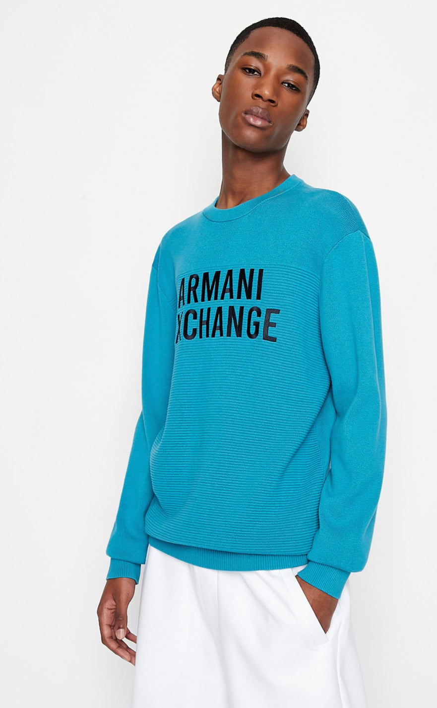 ARMANI EXCHANGE CREW NECK (Blue)