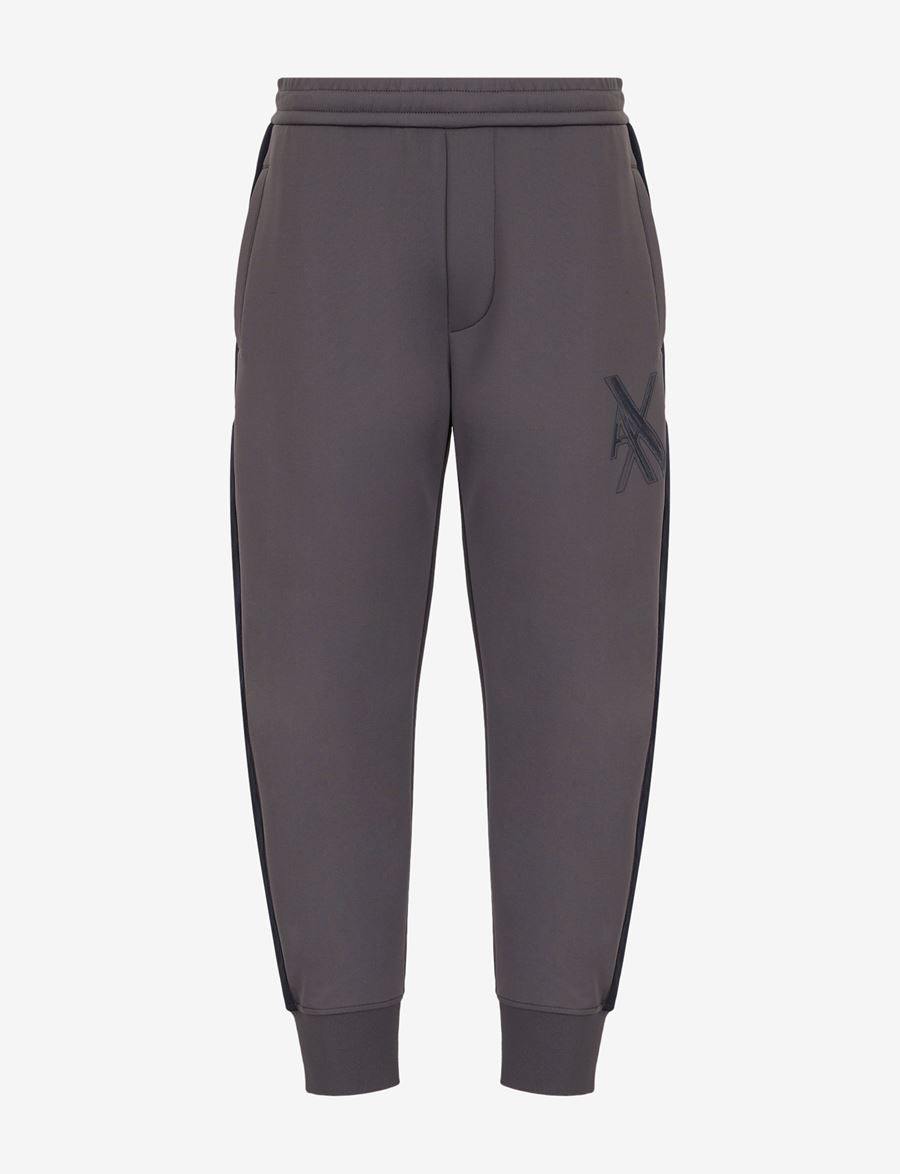 armani exchange MACRO LOGO JOGGER SWEATPANTS