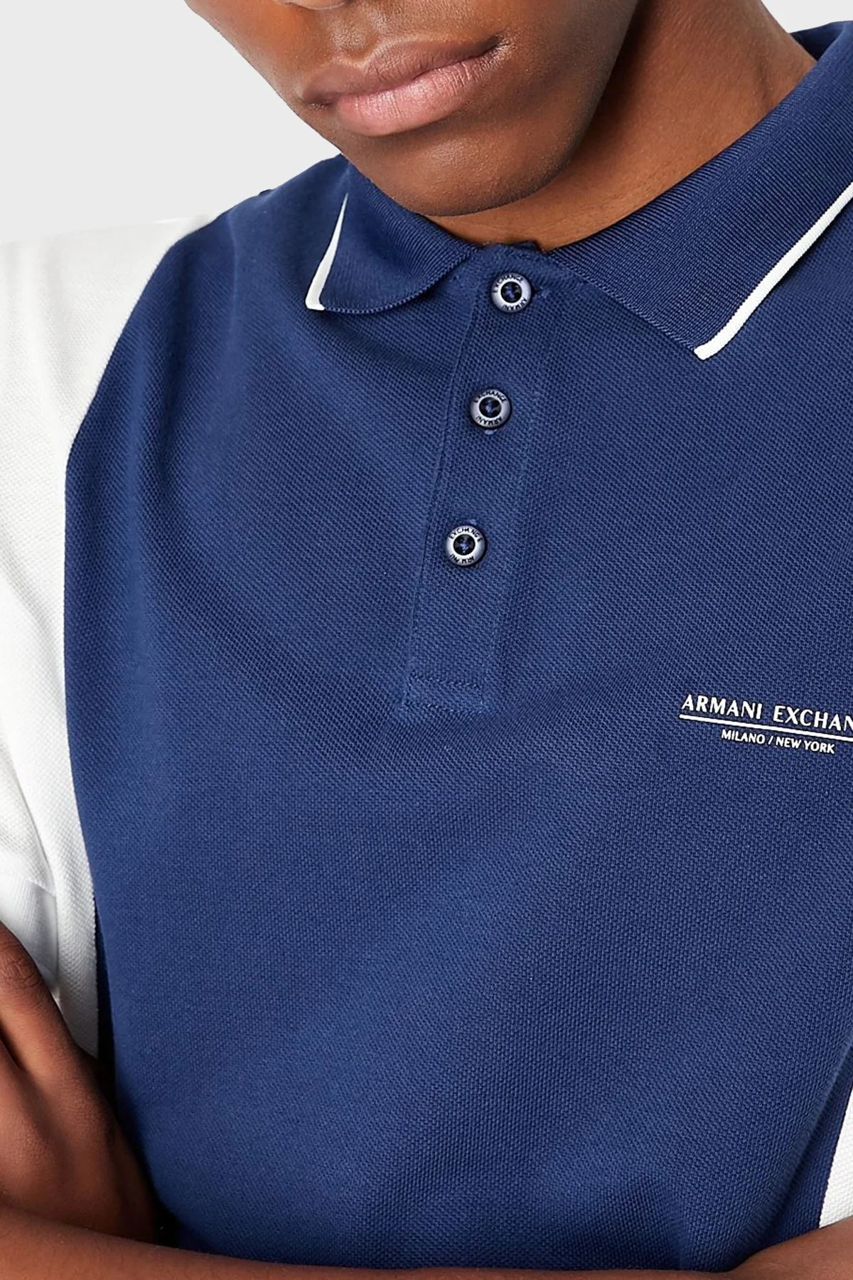 Armani Exchange Polo Navy 3LZFLA ZJM5Z 81AQ