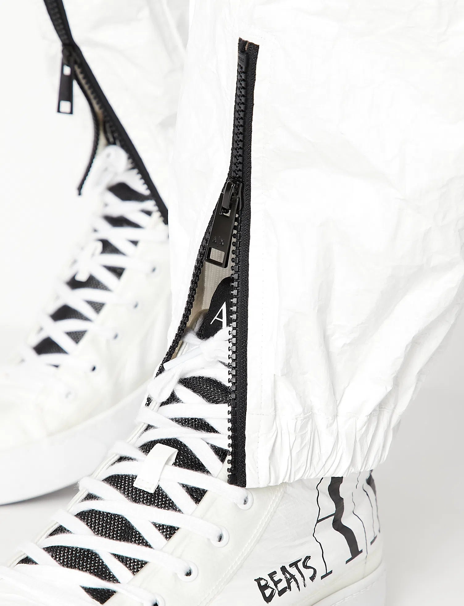 Armani Exchange BEATS white Jogger pants