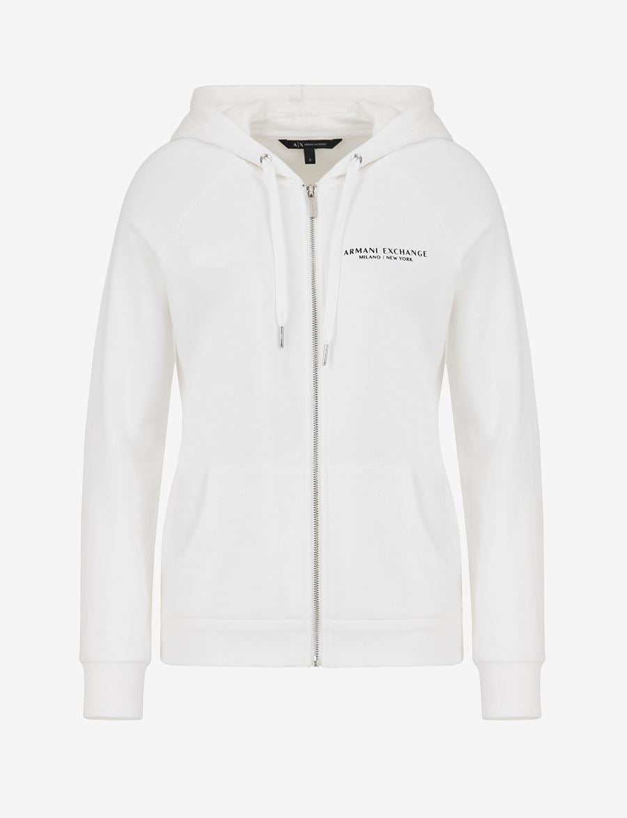 Armani Exchange MILANO NEW YORK ZIP UP SWEATSHIRT