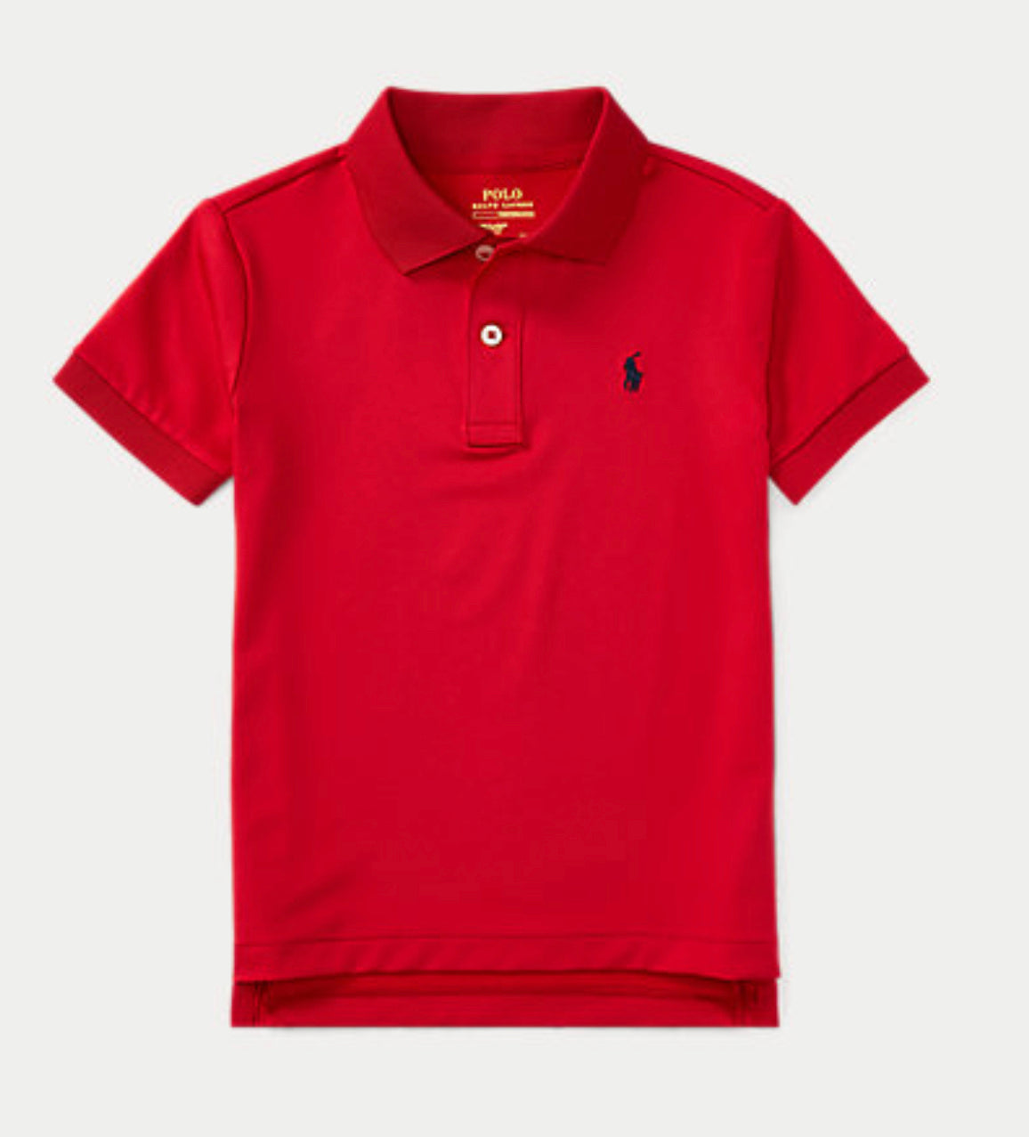 Polo Ralph Lauren (Boys 2-7)Performance Jersey Polo Shirt Red