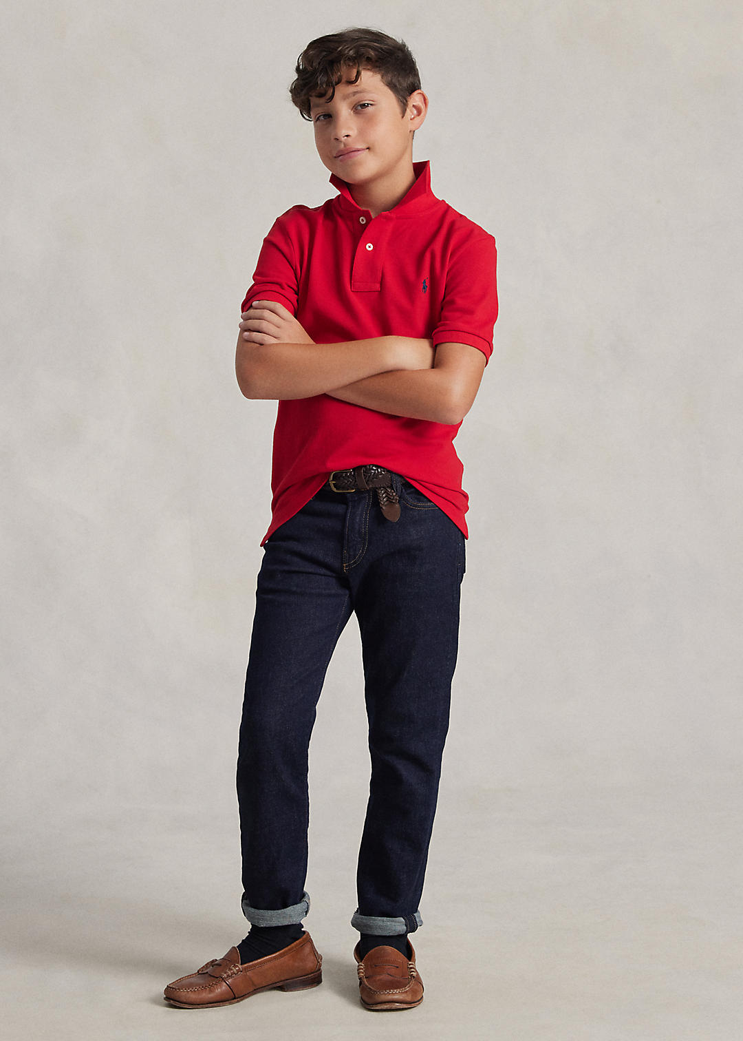 POLO RALPH LAUREN Toddler and Little Boys Pique Polo Kids