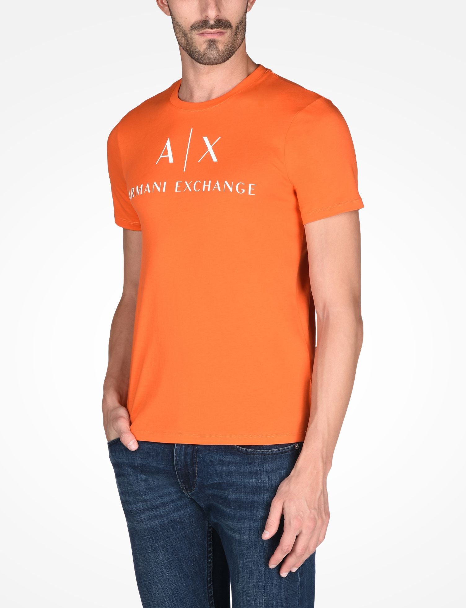Armani Exchange Orange Tshirt