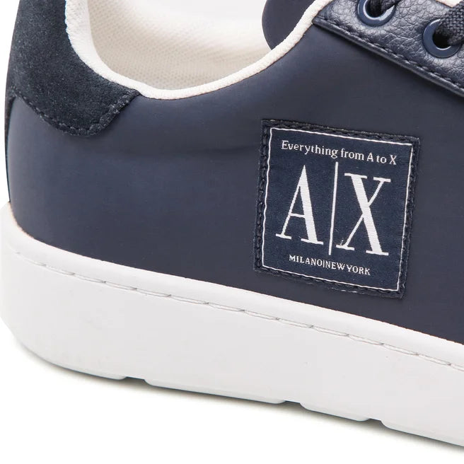 Armani Exchange navy white shoes