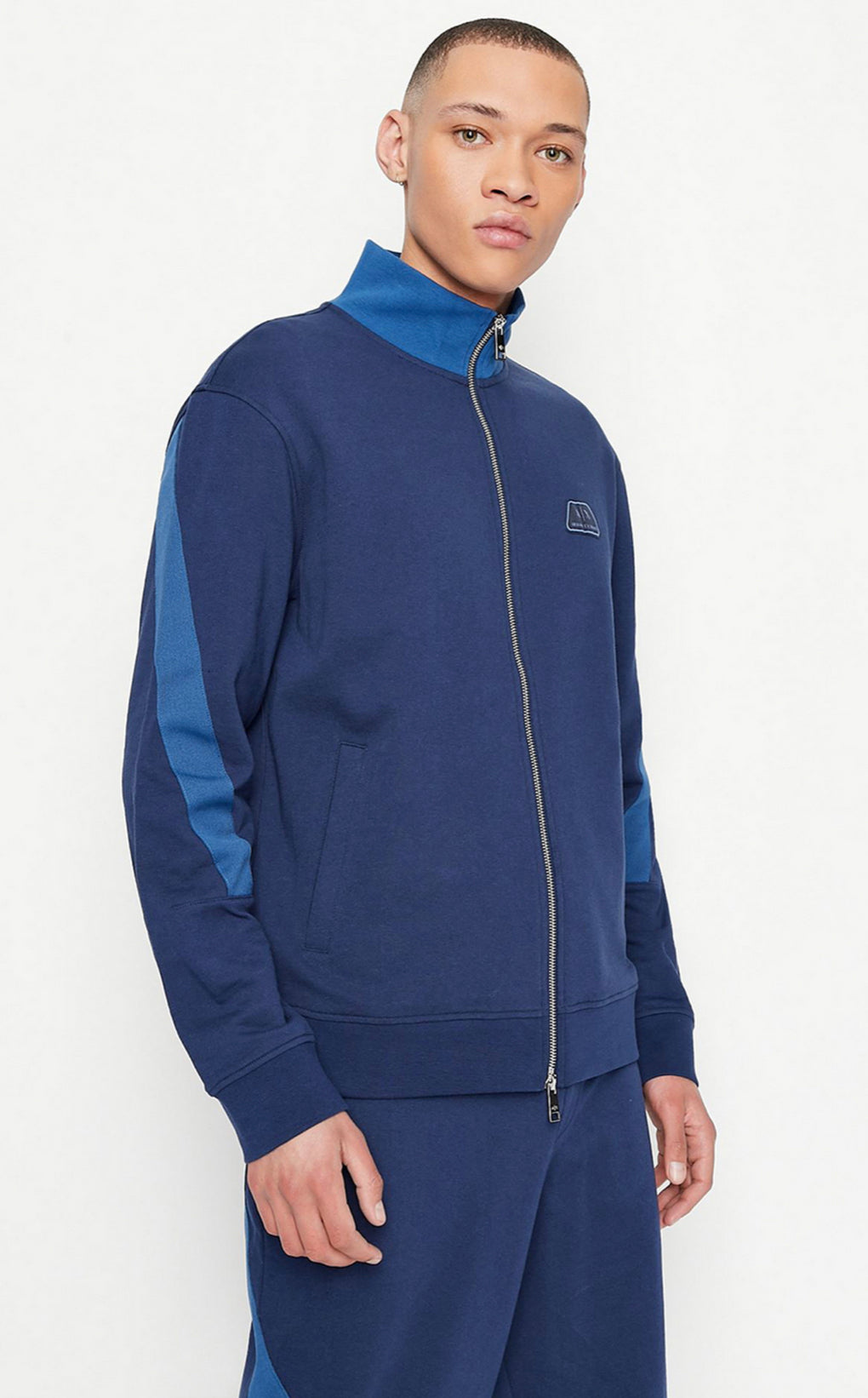 Armani Exchange Sweatshirt Navy 3LZMJB ZJY9Z Zipper