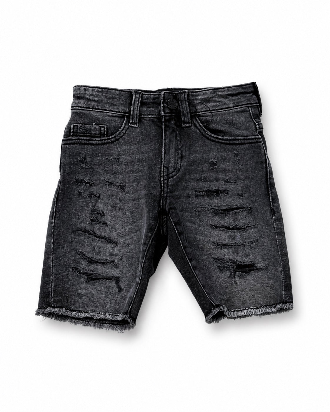 Jordan Craig Dark Grey Jean Shorts