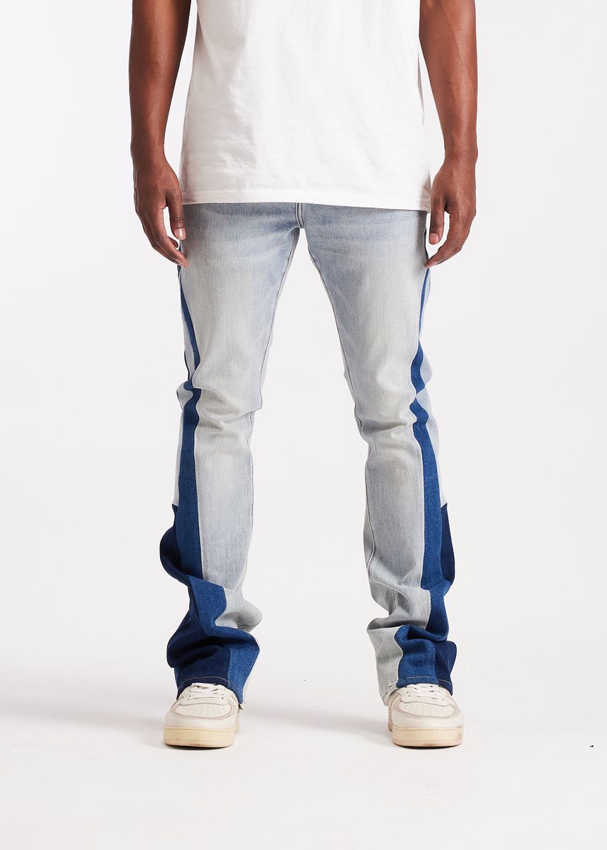 embellish Lenny Flare Denim (Light Blue) (EMBHO25-132)