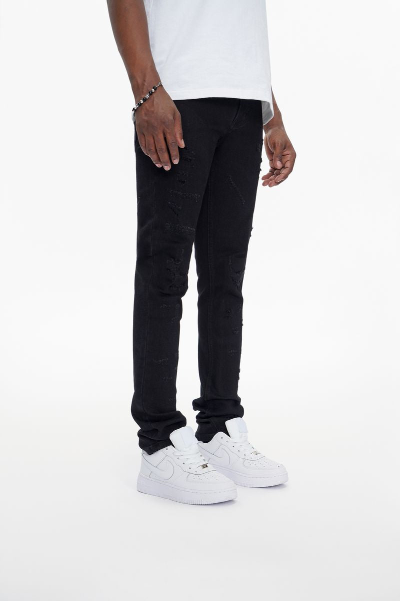 anom “everest” / black slim fit jeans