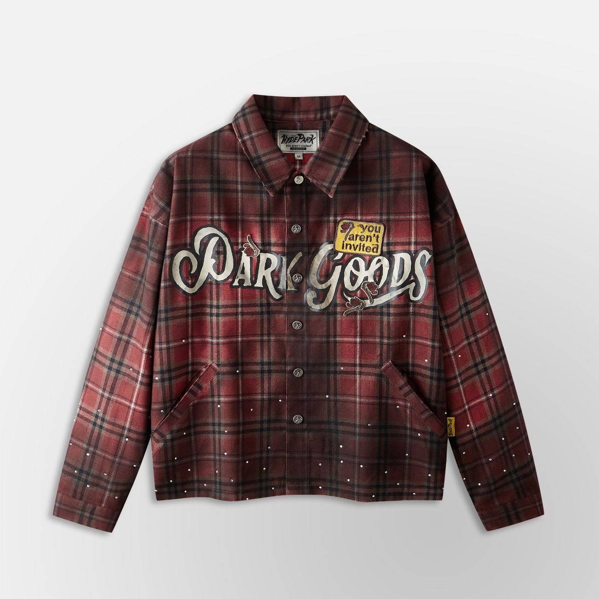Hyde park Park Goods Flannel LS Shirt - Red