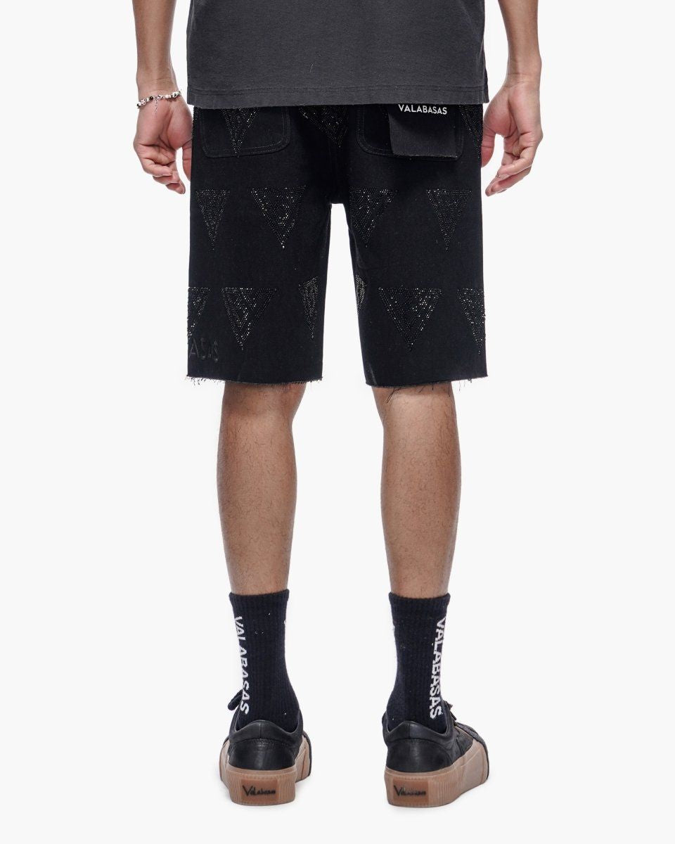 Valabasas Palace Black Jorts (Palace-B