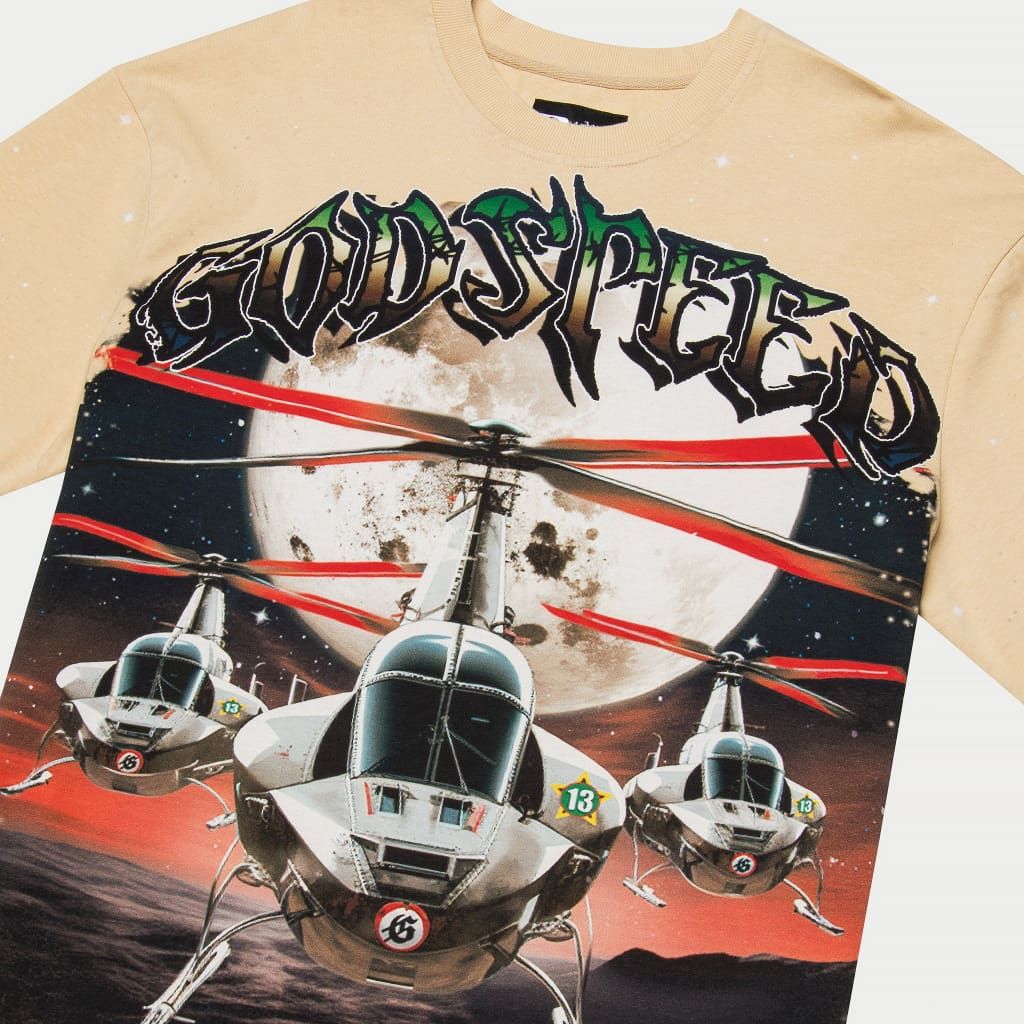 Godspeed Air Strike T-shirt (Beige) (Air-Strike-T-Shirt-Beige)