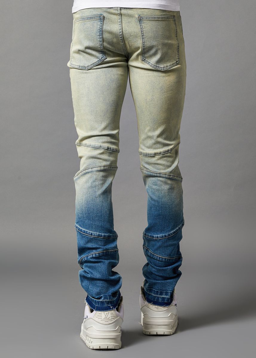 Pain Blue Fade Skinny Denim
