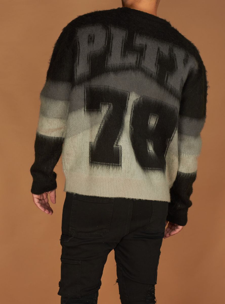 Politics Sweater - Babe - Black and Grey - 169