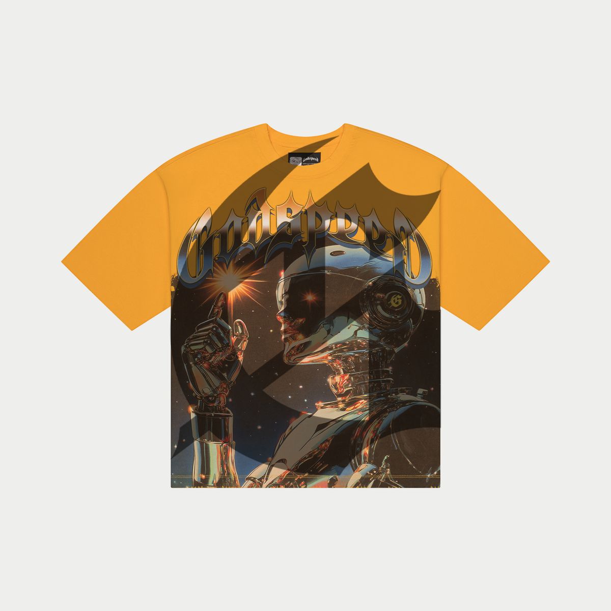 Godspeed “Sputnik” Graphic T-Shirt – Yellow