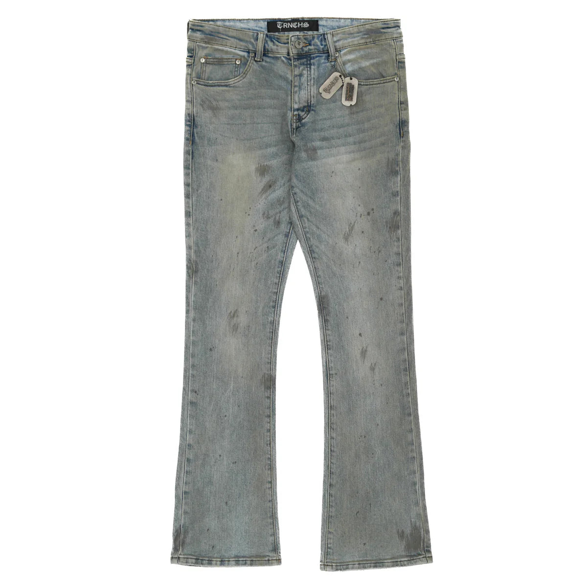 Trench’s
"ASHES" LIGHT BLUE WASH DENIM