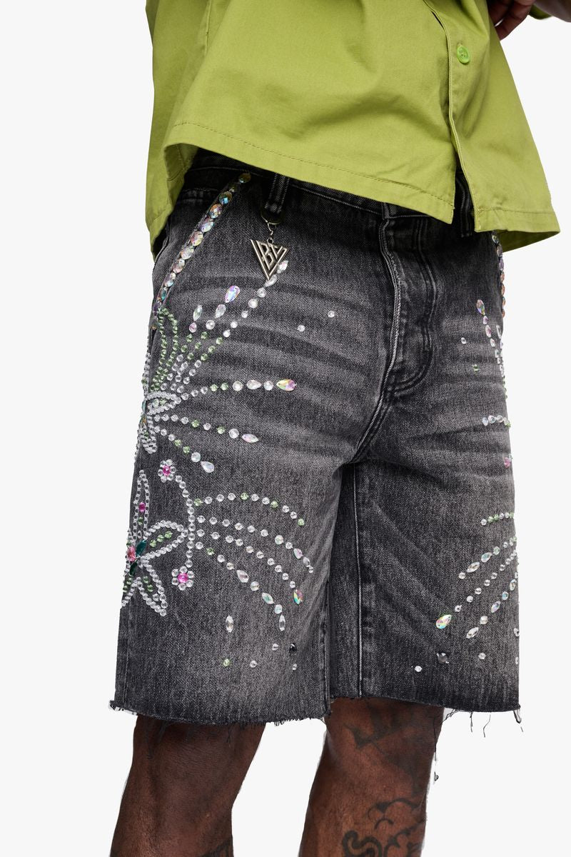 valabasas “samba” denim shorts