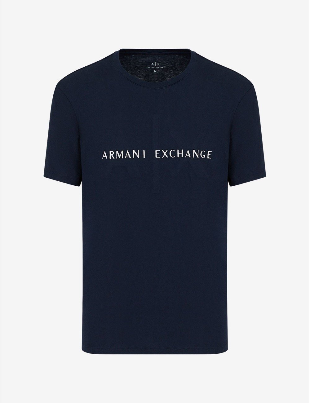 Armani Exchange Regular Fit Navy White Icon Logo Tshirt
