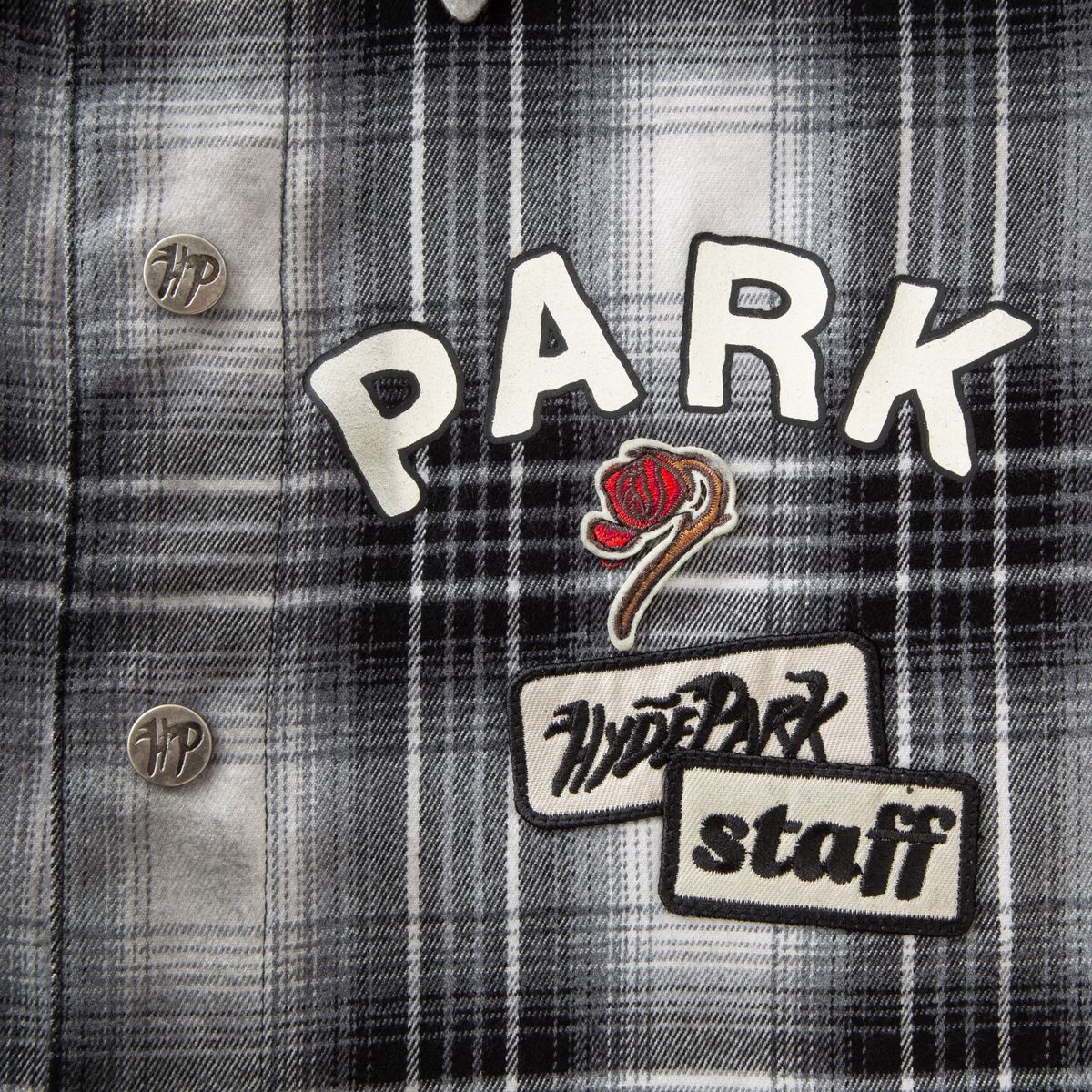 Hyde Park Park Goods Flannel LS Shirt -black